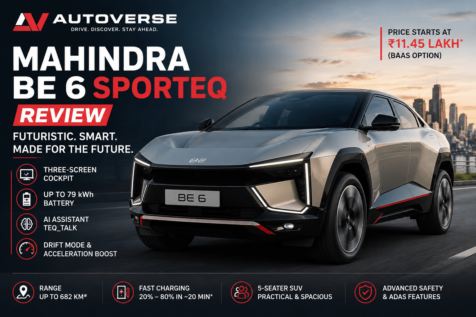 Mahindra BE 6 SPORTEQ Review: A More Tech-Focused Electric SUV