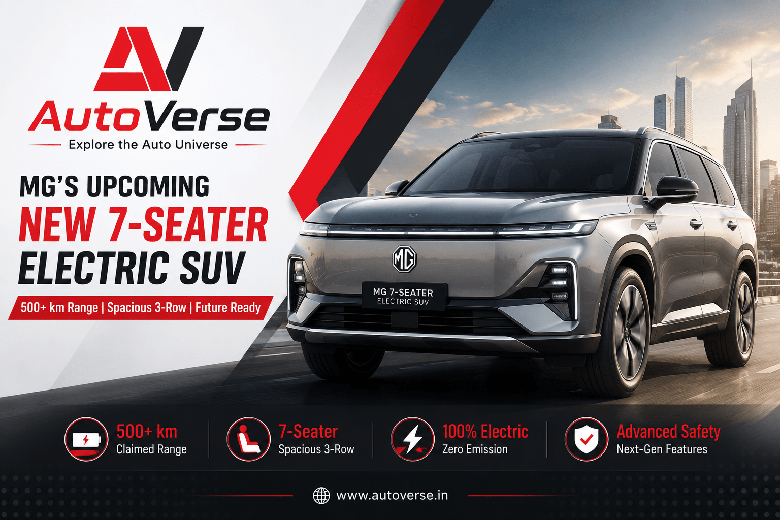 MG 7-Seater Electric SUV: Could This Be India’s Next Best Family EV?