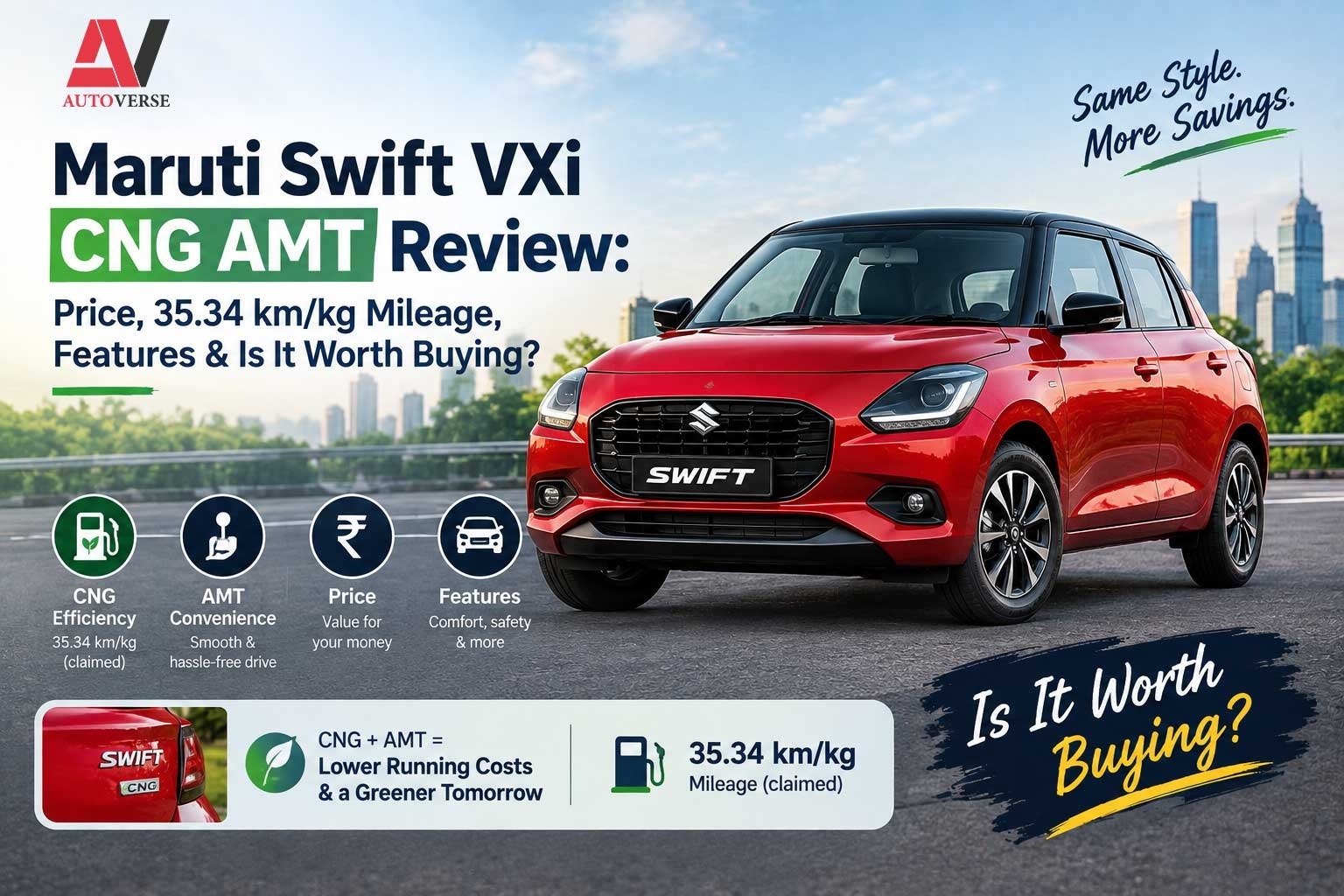 Maruti Swift VXi CNG AMT